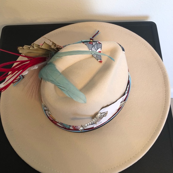 Custom-Made Felt Fedora - “Bird Eye View” - Picture 9 of 11